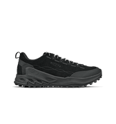A pair of black KEEN Jasper Zionic M sneakers with a lace-up closure, mesh lining, and a rubber outsole.