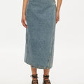 oval square Soul Denim Skirt 0107 | Rezet Store