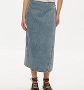 oval square Soul Denim Skirt 0107 | Rezet Store