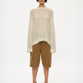 oval square Light Oversized Knit | Rezet Store