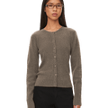 oval square Alanis Knit Cardigan | Rezet Store