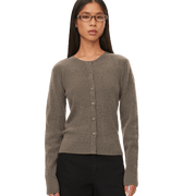 oval square Alanis Knit Cardigan | Rezet Store