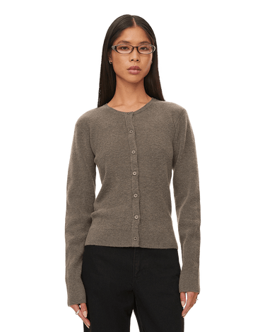 oval square Alanis Knit Cardigan | Rezet Store