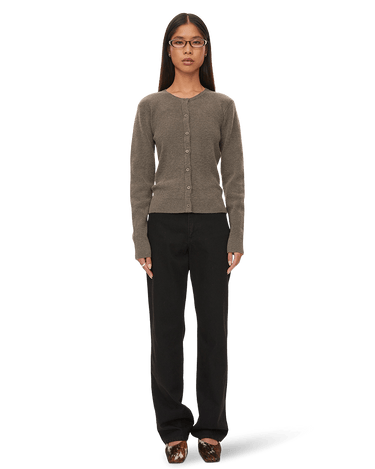 oval square Alanis Knit Cardigan | Rezet Store