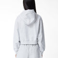 Sporty & Rich Varsity Crest Cropped Zip Hoodie - Rezetstore
