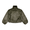oval square Lenny Leather Jacket | Rezet Store