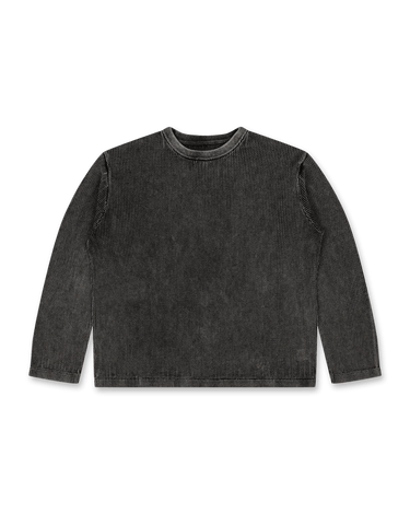 MKI Miyuki Zoku Pigment Dyed Loose Gauge Long Sleeve | Rezet Store