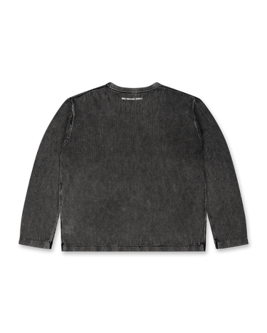 MKI Miyuki Zoku Pigment Dyed Loose Gauge Long Sleeve | Rezet Store