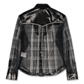 Andersson Bell Patent Leather Combo Sheer Western Shirts | Rezet Store