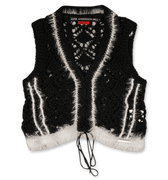 Andersson Bell Western Lace - Up Knit Vest | Rezet Store