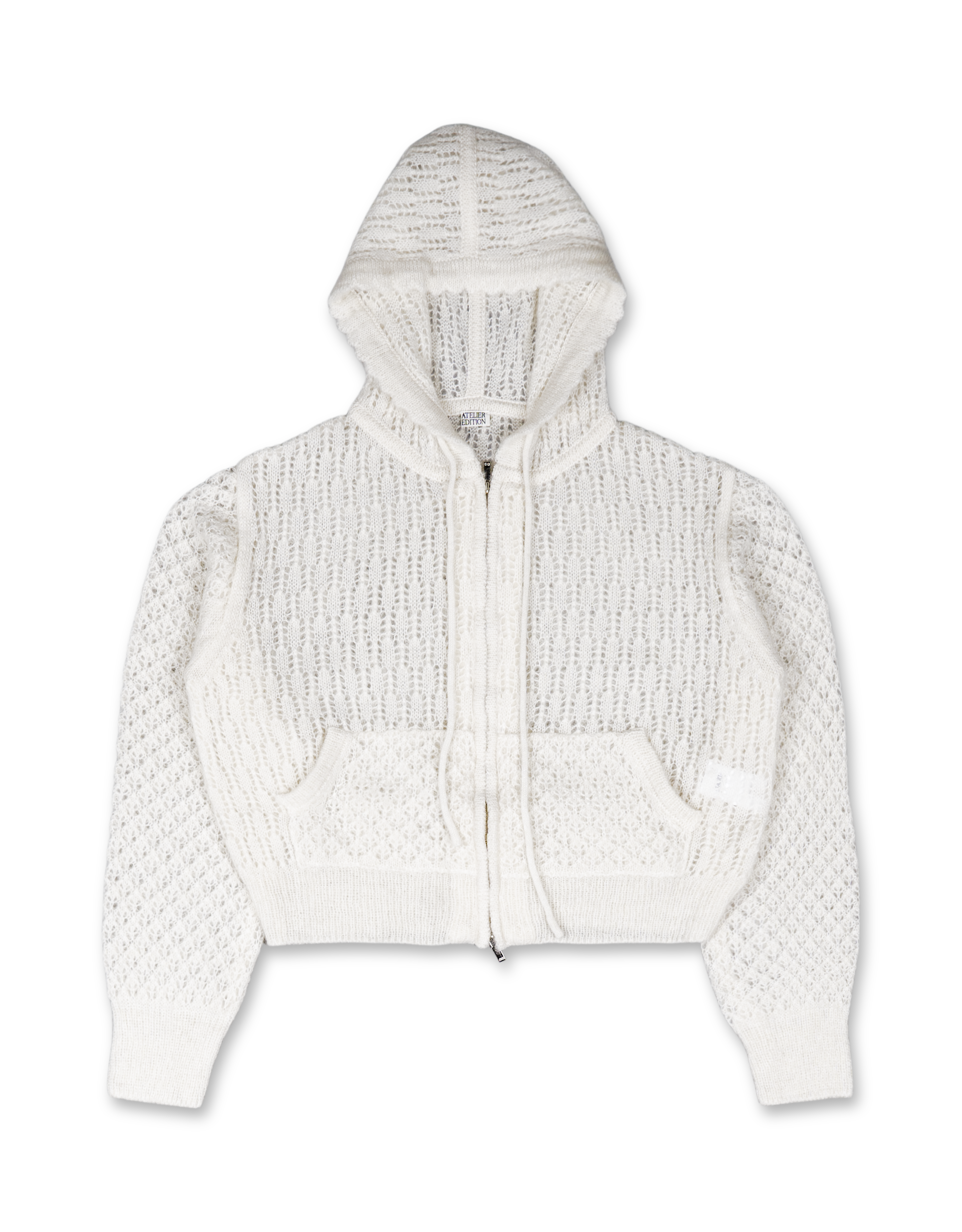 Mohair Hooded Cardigan