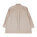 Amomento Stripe Shirring Oversized Shirts | Rezet Store