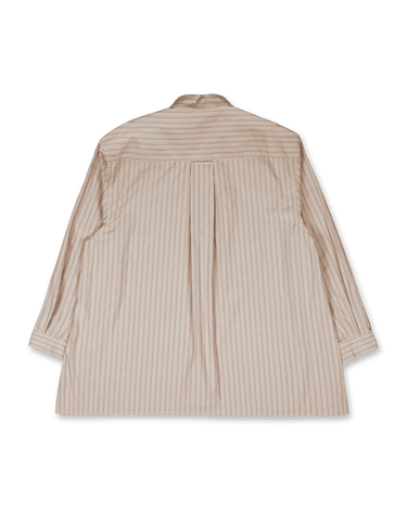 Amomento Stripe Shirring Oversized Shirts | Rezet Store