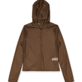 Amomento Sheer Hooded Zip Up Jumper | Rezet Store