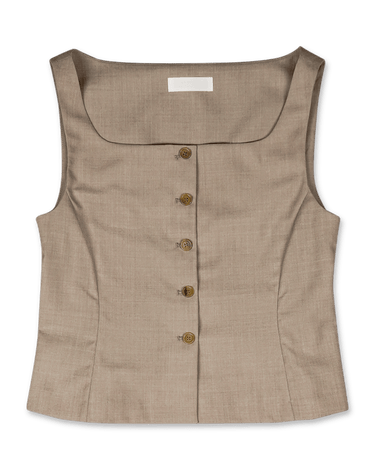 Amomento Scoop Neck Two Way Vest | Rezet Store