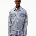 COOR Shadow Washed Cutoff Denim Trucker | Rezet Store