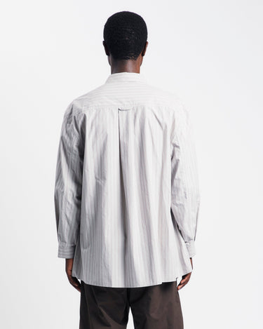 Amomento Stripe Shirring Oversized Shirts | Rezet Store
