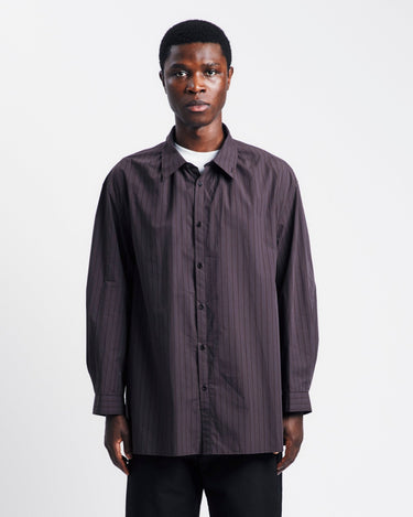 Amomento Stripe Shirring Oversized Shirts | Rezet Store