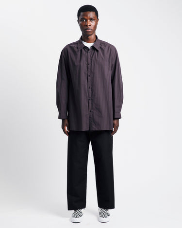 Amomento Stripe Shirring Oversized Shirts | Rezet Store