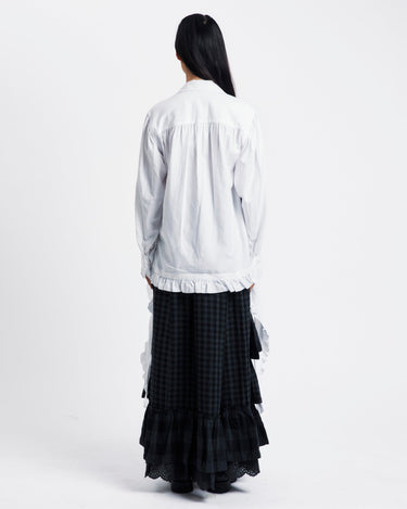 OPEN YY Ruffle Trim Blouse | Rezet Store
