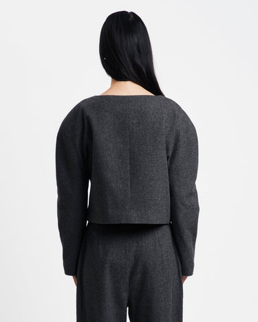 Amomento Rounded Shoulder Jacket | Rezet Store