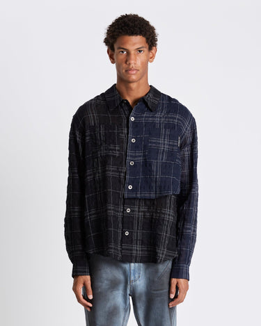 Andersson Bell Check Layered Shirts | Rezet Store