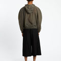 Amomento Sheer Nylon Raglan Hooded Jumper | Rezet Store