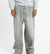 COOR Ice Gray Wide - Leg Washing Jeans | Rezet Store