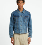 COOR Shadow Washed Cutoff Denim Trucker | Rezet Store