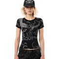 VAQUERA Rhinestuds T-Shirt Knit | Rezet Store