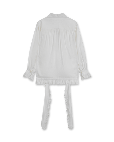 OPEN YY Ruffle Trim Blouse | Rezet Store