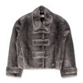 OPEN YY Faux Fur Tab Toggle Jacket | Rezet Store