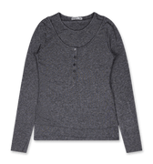 OPEN YY Layered Henley Lounge Tee | Rezet Store