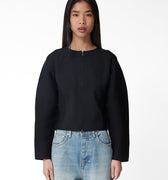 Amomento Rounded Zip - Up Cardigan - Rezetstore