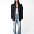 Amomento Double Breasted Wool Jacket - Rezetstore