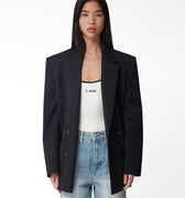 Amomento Double Breasted Wool Jacket - Rezetstore
