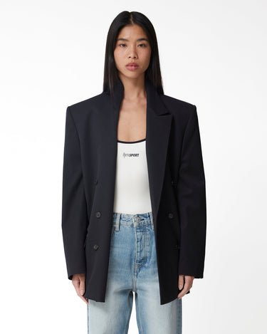 Amomento Double Breasted Wool Jacket - Rezetstore