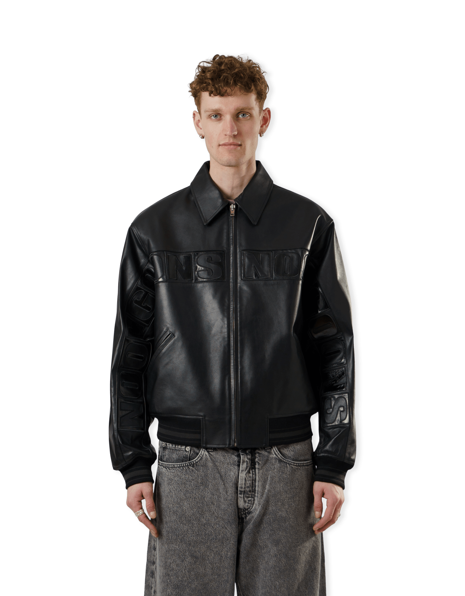 noongoons leather jacket【20aw】(Buy Noon Goons Mic Check Jacket