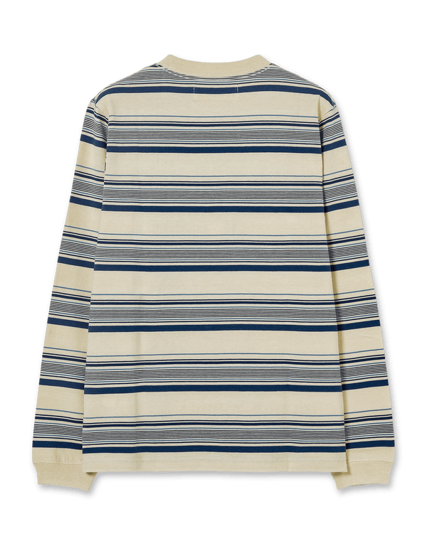 BEAMS BOY Embroidery Stripe Longsleeve T-shirt | Rezet Store