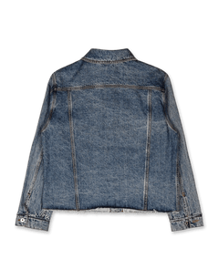 COOR Shadow Washed Cutoff Denim Trucker - Rezetstore