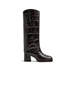 Tundra Maxi Croco Tall Boots