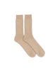 Silk Cotton Ribbed Socks