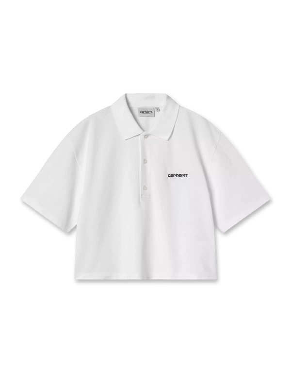 W' S/S Carhartt Script Polo Shirt