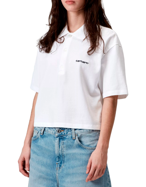 W' S/S Carhartt Script Polo Shirt