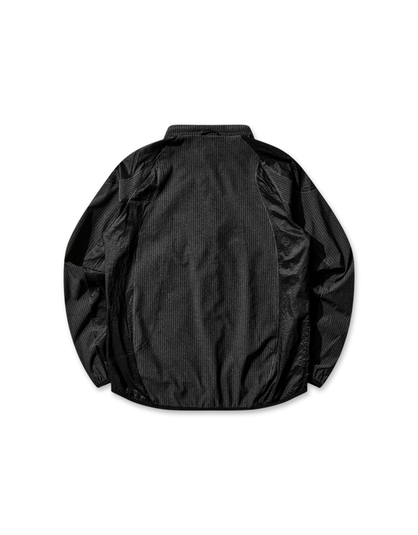 Numb Pinstriped Hooded Wind Jacket