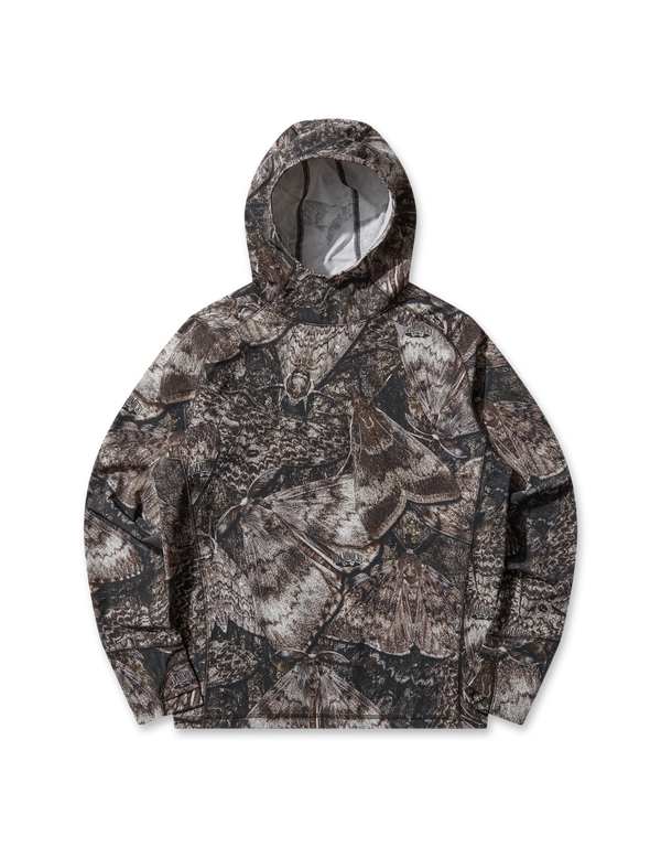 Lio Upf Plus 50 Baselayer Moth Print Long Sleeve Hoodie