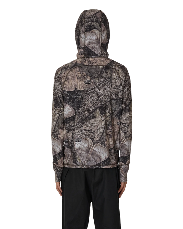 Lio Upf Plus 50 Baselayer Moth Print Long Sleeve Hoodie