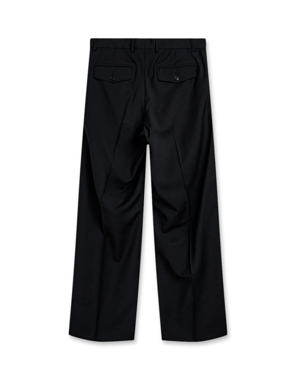 Wide Pleated Trouser Tropical Wool