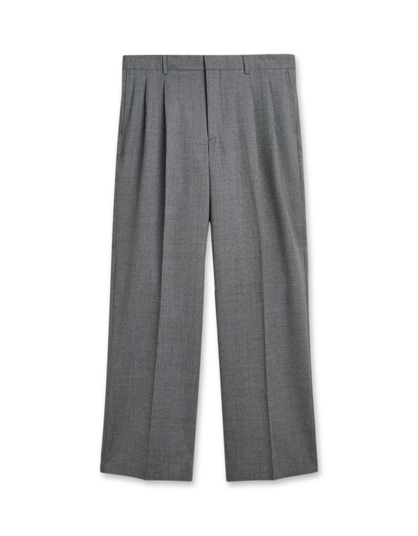 Wide Pleated Trouser