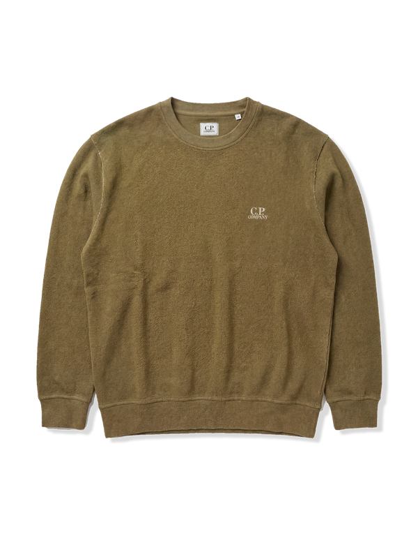 Heavy Jersey Plated Crewneck Sweatshirt